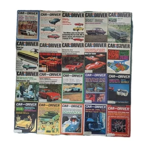  VTG 1965-67 Car & Driver Magazine Lot   (20) Issues #002 - Bild 1 von 5