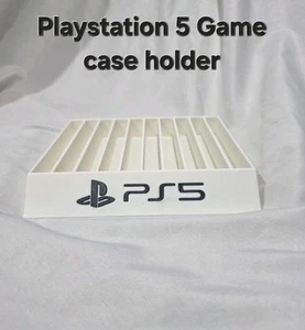 Moderne PlayStation Spiel Hülle Halter - Passend für 10 PS4/PS5 Hüllen - Elegantes Aufbewahrungsregal - Bild 1 von 9