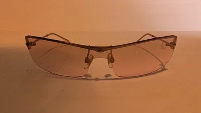 Gafas de sol Armani Exchange para mujer color rosa claro lentes monturas de borde de alambre Foto 1 de 4