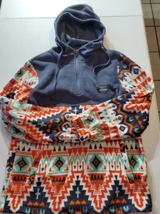 Free Nature Southwest Pattern Hoodie Size Small Unisex - Picture 1 of 17