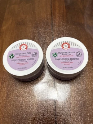 Lot of 2 First Aid Beauty Ingrown Hair Pads BHA + AHA 28 Count Sensitive Skin - Image 1 of 4