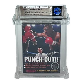 NES Mike Tyson&rsquo;s Punch Out WATA 6.5 CIB Rare White Bullets Complete In Box Game