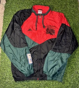 World Cup Mexico Soccer Vintage 1994 Apex One Windbreaker Zip Jacket Size Large - Picture 1 of 6