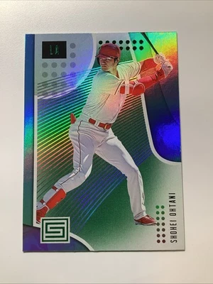 2019 Panini Status Shohei Ohtani Green No.14 Dodgers - Image 1 of 2