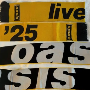 OASIS LIVE 25 SCARF REVERSIBLE 2025 TOUR VIP MERCH LIAM & NOEL GALLAGHER - Picture 1 of 10