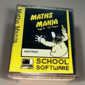 Amstrad Disk - MATHS MANIA - TESTED - Afbeelding 1 van 2