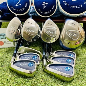Women Mizuno Zephyr Full Set 1w 4w 7w 5ut Iron 789PS 10Culbs RH Golf Ladis - Picture 1 of 24