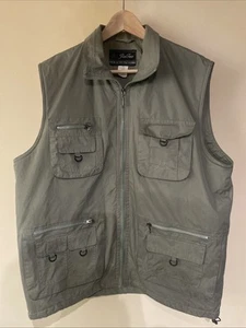 Jin Tao Vintage Fly Fishing Vest Gillet Waistcoat Size XL Extra Large - Picture 1 of 15