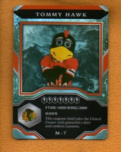 Tommy Hawk - Chicago Blackhawks 2021-22 Upper Deck MVP Hockey Mascot Gaming M-7 - Picture 1 of 1