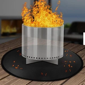 Fireproof Heat Resistant Mat for Fire Pit, Indoor/Outdoor Use - Picture 1 of 8
