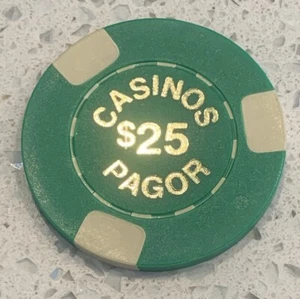 Casinos Pagor - $25 Casino Chip - Fantasy Wet Chip / Philippines? - Picture 1 of 2