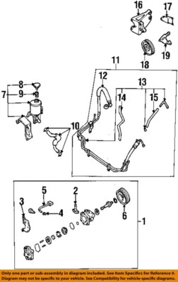 Bomba de dirección asistida usada se adapta a: Nissan Xterra 2001 6 cilindros grado A Foto 1 de 2