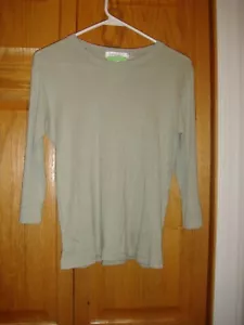 FRISCHE PRODUKTE Top L Safari weicher Glanz 3/4" Länge Ärmel Oberteil - Bild 1 von 4