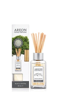 Areon Home Luxury Perfume Reed Diffuser + 10 Rattan Reeds, Black Crystal Scent  - Picture 1 of 3