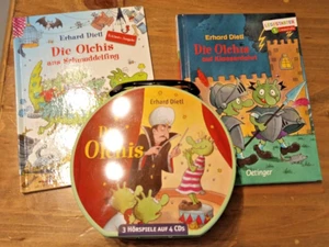 Die Olchis Bundle Set 2 Bücher CD Box mit 4 CD´s Schmuddelfing auf Klassenfahrt - Bild 1 von 4