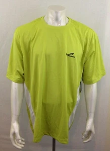 Physical Quick-Dry Performance Green Short Sleeve Men's Polyester Shirt Size XXL - Picture 1 of 7