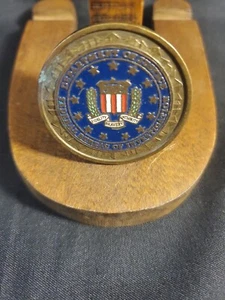 FBI Dept Of Justice Center For Intelligence Training Challenge Coin 1.5"  - Picture 1 of 9