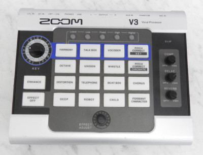 ZOOM V3 Vocal Processor voice changer Voice E...