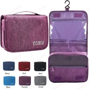 Hängend Toilettenartikel Tasche Reisen Groß Waschbeutel für Frauen Mit Haken - Picture 1 of 16