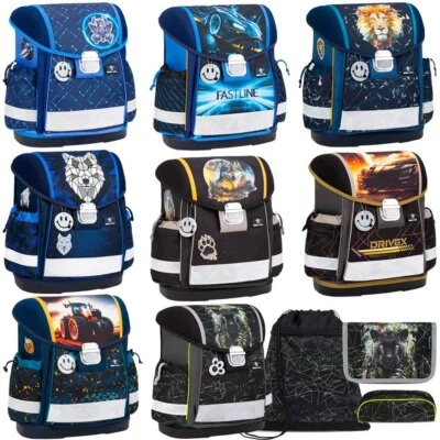 Belmil Schulranzen Set Classy 4-teilig Schultasche Tornister Jungen Belmil Shop