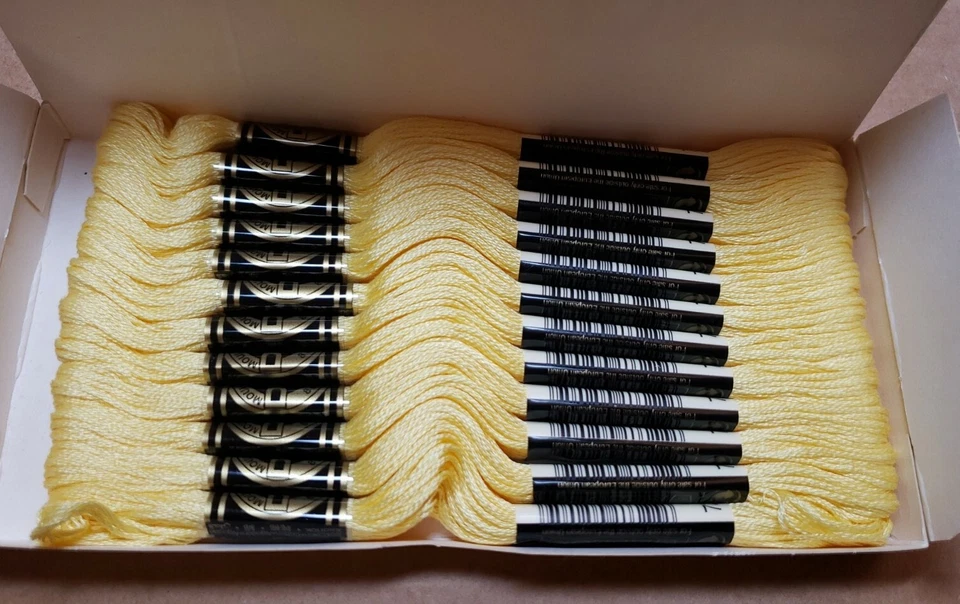 DMC Six Strand Embroidery Cotton 8.7 Yards Very Light Topaz 117 727