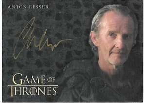 2017 Game of Thrones Valyrian Steel Anton Lesser Autograph AUTO Full Bleed - Picture 1 of 1