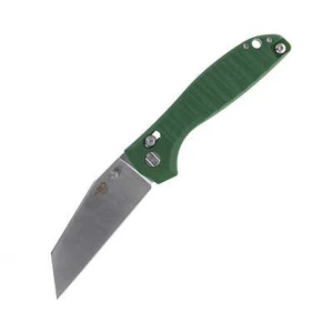 Bestech Liger Klappmesser OD grün G10 Griff D2 glatte Kante satiniert BG61B - Bild 1 von 6