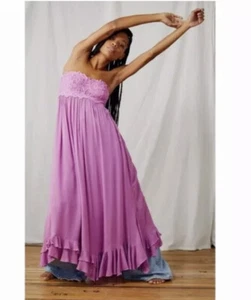 Maxi vestido corsé Free People Adella en baya de belleza. Talla M. $128 al por menor - Imagen 1 de 3
