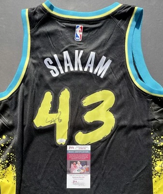 Pascal Siakam Signed Autographed Indiana Pacers Jersey Spicy P JSA Coa - Image 1 of 4