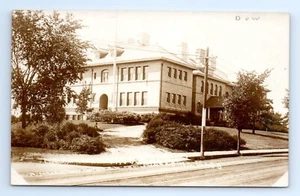c1910 Highland School Reading Public Library Building Massachusetts RPPC VTG MA - Picture 1 of 2