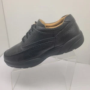 Zapatos para diabéticos Dr Comfort Stallion de cuero negro para hombre talla 10 W - Imagen 1 de 11