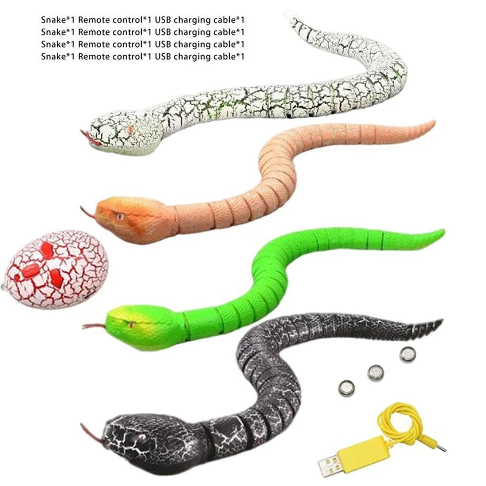Nouveauté Jouets Enfant Adulte Serpent Modèle Animal Contrôlé Jeu Rechargeable - Photo 1/1