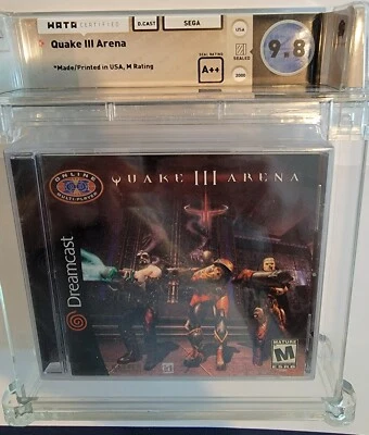 SEGA DREAMCAST - QUAKE III ARENA - FACTORY SEALED - WATA 9.8 A++ - Image 1 of 2