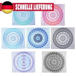 Retro Boho Tapestry Beach Travel Towel Blanket Yoga Mat Home Carpet - Picture 1 of 13