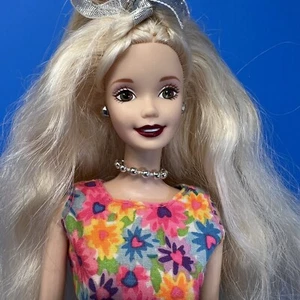 Barbie Doll Mattel Winter Fantasy with long Blonde Hair 1976 head/ 1966 body - Picture 1 of 18