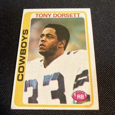 1978 Tony Dorsett Rookie Card - Nice Card