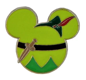 Peter Pan Mickey Head Shape Collection Individual Disney Park Trading Pin Neu - Bild 1 von 1
