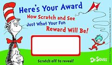 Eureka Back to School Dr. Seuss Cat in The Hat Scratch-Off Student Awards, 24pc,