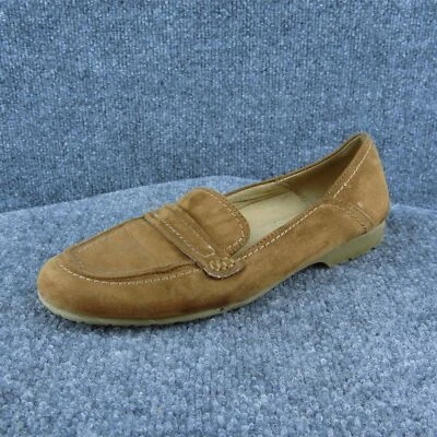 Naturalizer Women Loafer Shoes Dannah Brown Leather Slip On Size 7 Medium (B, M) - Image 1 of 4