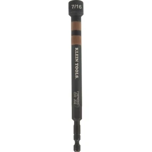 Klein Tools 716PNDHC 7/16-Inch Hollow Magnetic Color-Coded Power Nut Driver - Picture 1 of 3