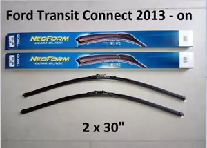 For Ford Transit Connect 2013-Onwards New Front Windscreen Wiper Blades 30"30 - Picture 1 of 2