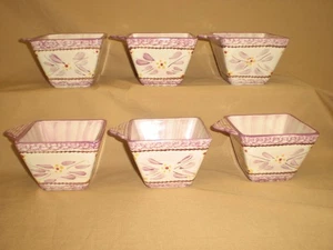 TEMP-TATIONS BY TARA "OLD WORLD" LILAC RAMEKINS BAKERS - 10 OZ - SET OF 6 - Picture 1 of 10