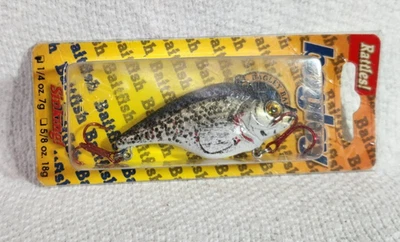 Antiguo Bagley Rattlin Cebo Pez, TOB14, 2.5" Patrón Crappie Foto 1 de 3