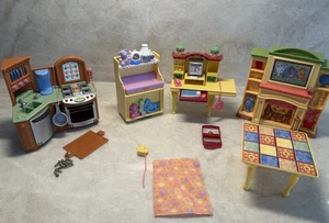 Lot of  Fisher Price Loving Family Dollhouse Furniture Accessories Vintage (Sh5) - Picture 1 of 15