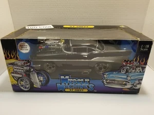Muscle Machines 1957 Chevy 1:18 Scale Diecast Car Too Cool NIB - Picture 1 of 24