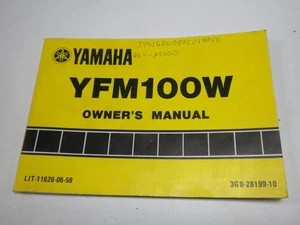 Original 1989 Yamaha Champ Owner's Manual YFM100W - Picture 1 of 2