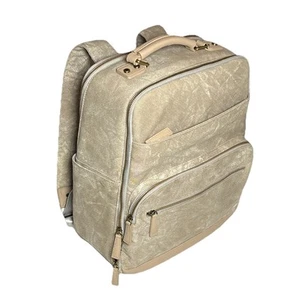 Zaino fotocamera Kamrette Lyra in tela beige finitura marmorizzata bellissimo - Foto 1 di 18