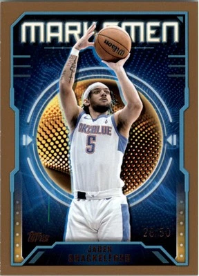 2023-24 Topps G League Marksman Gold #M5 Jaden Shackelford /50 - BSK - Image 1 of 2