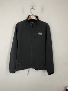 Chaqueta negra grande con cremallera completa forrada de vellón Softshell Apex Fall The North Face para hombre - Imagen 1 de 12