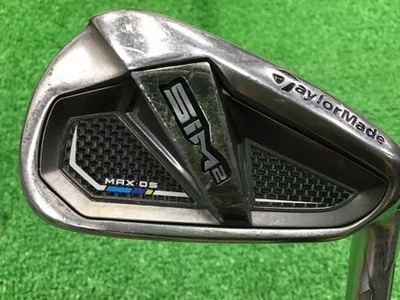 Taylormade SIM2 MAX OS Iron Set Golf Club 7-P 4pcs TENSEI BLUE TM60/R #AB17883 - Image 1 of 4